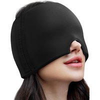 Migraine Relief Cap for Men and Women Gel Covered Headache Relief Cap Ice Pack Migraine Hat Hot Cold Therapy Head Wrap Cap