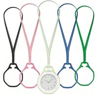 Pendant Watch Strap Case For Swatch X AP Royal Pop Pocket Watch 23cm Bioceramic Case Leather Lanyard Accessories for Royal Pop