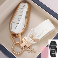 New TPU Car Remote Key Case Cover Protect Shell Bag For BYD Song PRO Qin Plusdmi Atto 3 Han EV Max Tang DM Dolphin Accessories