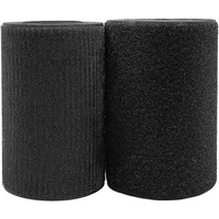 5M/Pair Sew-On Hook & Loop Fastener Tape - Non-Adhesive Back Nylon Strip Fabric Fastener Interlocking Tape for DIY Craft