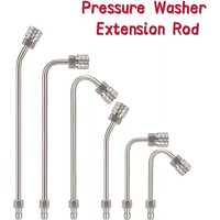4000PSI Pressure Washer Extension Rod Lance Set 1/4" Quick Connect Spray Gun - Efficient Home/Car Cleaning Kit