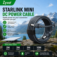 Starlink Mini DC Power Cable Waterproof Durable Copper Wire Extension Cord Flexible Outdoor Power Supply Cable 2M 3M 5M 10M