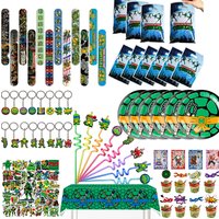 Cartoon Party Favors Decorations Supplies Ninja Turtlei Theme Party Goodie Bag Stuffer Pinata Filler Birthday Gifts for Kids