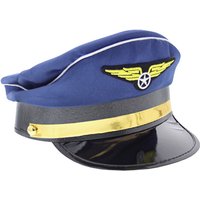 PESENAR Pilot Hat Pilot costume accessories suitable for adult and teen Captain Halloween party cosplay supplies play