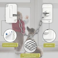 3pcs/1set Adjustable Window Security Locks,Durable Metal and Plastic, for Home Security, Ventilation, and Privacy, Window Latch