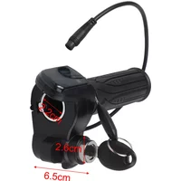 Throttle Grip 48V For Electric Bike With 6PIN Interface Keys Function 7/8 Inch 22MM Handlebar Compatible With Scooter