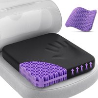 Gel Seat Cushion for Long Sitting, Enlarged & Thickened Design Office Chair Cushion,Breathable Cooling Seat Cushions