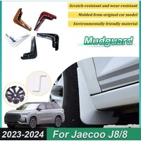 4PCS Painted For Jaecoo 8 J8 Accessories 2023 2024 Front Mud Flaps Rear Muds Splash Protect Guards Fender Flares Car Accessories