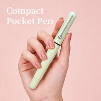 Compact Pocket Fountain Pen, 0.5mm Fine Nib, Lightweight Portable Pen for Handwriting, Journaling & Daily Use