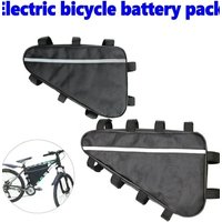 AliExpress Triangle Battery Bicycle Pack Waterproof 210D Oxford Cloth Converted MTB Road Bike Tube Frame Case Storage Bike Bag