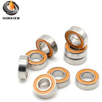1Pcs SMR126 2RS CB 6x12x4 mm ABEC7 MR126 CB stainless steel hybrid ceramic bearing 6x12x4 Without Grease Fast Turning