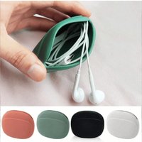 Silikon Kopfhörer Aufbewahrungstasche Tragbare Kopfhörer Kabel Aufbewahrungsbox Eva Kopfhörer Kabel Tasche Airpods Fall