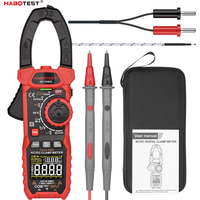 HABOTEST HT208D Digital Clamp Meter AC/DC True-RMS Multimeter Anto-Ranging Tester Current Clamp Digital Ammeter Clamp Meter