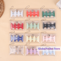 Coin Dispenser Keychain Transparent Coin Collection Purse Wallet Portable Japan Coin Holder Coin Changer Holder Coin Organizer