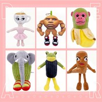 Italian Brainrot Tung Tung Tung Sahur Plush Toys 22-30cm Tungtung Sahur Tralalero Tralala Shark Plush Soft Stuffed Toy Doll Gift