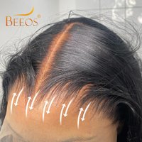 BEEOS Ultra Fitted 13X6 Glueless Wig Human Hair Ready To Wear Skinlike HD Lace Straight Human Hair Lace Frontal Wig Brazilian
