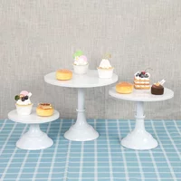 Metal Cake Stand,Dessert Table Display Rack,Wedding Cakes Tray Stand,Tea Break&Afternoon Tea Party Cake Plate,20/25/30cm