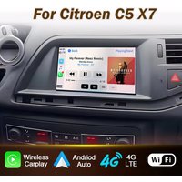 Radio samochodowe do Citroena C5 X7 Bezprzewodowy CarPlay dla Apple Android Auto Inteligentny system ekranowy Radio samochodowe Multimedialny odtwarzacz wideo