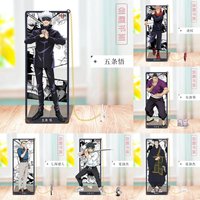 Anime Jujutsu Kaisen Cosplay Inumaki Toge Itadori Yuji Kugisaki Nobara Nanami Kento Geto Suguru Metal Bookmark Props Cards Gifts