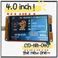 NMMiner NerdMiner V2 Hashrate Lucky Miner ESP32 4.0 inch Smart Display Crypto Solo Lottery 960KH/s Bitcoin ESP32-040 Board