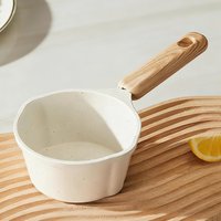 Milk Boiling Pot 250ML Non-Stick Coating Cookware Butter Melting Pot for Soup Tea Coffee Sauce Cereal Chocolate Cooking Kitchen