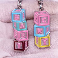 Melanie Martinez Same Blocks Logo Metal Key Ring Chain Spell It out for the Cry Babies in Your Life Keychain Jewelry