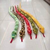 120cm Cute Real Lift Snake Plush Toys Funny Imitation Snake Stuffed Toys S Shape Giant Snakes Plushie Holiday Gift Party Decor