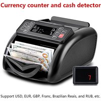 Multi-National Currency Counting Machine US Dollars Euros & Foreign Currencies Coin And Bill Counter for Business Cash Register