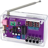 Upgraded FM Radio RDA5807 Diy Kit Electronic Adjustable 87-108MHz Display New Soldering Practice DIY Electronic Components Kit