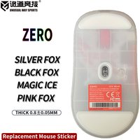UnusualWaySports Mouse Skates Feet Zero Cambered Surface PTFE Anti Collapse Magic Ice Pink Black Silver Fox
