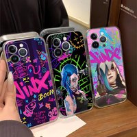 Hot Cool Game JinX For IPhone 17 16 16e 15 14 13 12 11 Pro Max Mini Plus Phone Case