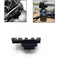 Aluminum View Finder Mount Sight Scope Hot Shoe Adapter for Canon for Nikon DSLR Camera Bird and Wildlife Photography Photos