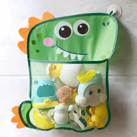 Kids Tidy Toy Storage Bag Cartoon Cute Duck Dinosaur Baby Bath Toys Storage Mesh Bag Children's Game Bag Bathroom Hanging Bag