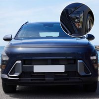 Custom Fit TPU PPF for Hyundai Kona 2024-2026 High Gloss Smoke Black Pre Cut Headlight Protective Film Anti-Scratch Vinyl Wrap