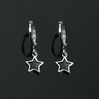 Cute Mini Pentagram Earrings Fashionable Exquisite Creative Women's Jewelry Suitable for Daily Wear a Gift for Friends