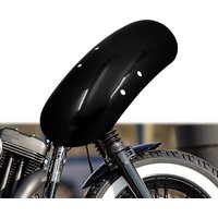 Motorrad benutzer definierte kurze vordere Kotflügel abdeckung glänzend schwarz Stahl Eisen für Harley Sportster achtund vierzig 48 xl1200x xl 2010 2015-2018