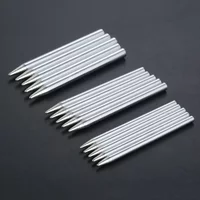 5Pcs/Set 30W/40W/60W Replacement Pointed Soldering Iron Tips Lead-Free Solder Tips Welding Soldering Tool 100-600degree Celsius