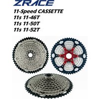 AliExpress ZRACE Bicycle Cassette 11 Speed MTB Bike Freewheel 11-46T / 11-50T / 11-52T Aluminum Alloy Bracket, 11s CASSETTE