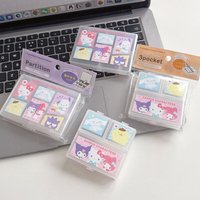 Genuine Hello Kitty Melody Compact Pill Box Sanrio Multi-Use Clear Organizer For Bedside Table Small Accessories Hair Clip Gifts