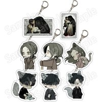 6cm Tears on a Withered Flower Cute Acrylic Stand keychain Plate Kawaii Anime Fans Gift Student Festival Room Decor