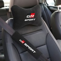 For GR Sport Gazoo Racing Yaris 86 Hilux Supra Car Headrest Neck Support Seat Soft Neck Pillow Auto Accessories