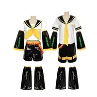 New Just Rin/Len Cosplay with Ears Collab Series: Rin Len Cosplay Top Shorts Costumes Cosplay Outfit