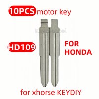 10pcs HD109 Motorcycle Key Blade Motor Key Blank for KD KEYDIY Xhorse Remote for Honda Motor CBR600 900 929 CB400 VTEC1 CB1300