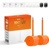 AliExpress New Version CYCLAMI Ultralight TPU Bike Inner Tube 700c 18 23 25 28 30 32c Road Bicycle 45mm 65mm 85mm French Valve Cycling