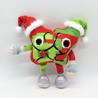 Holiday Soft Anime Plush Collectible Christmas Gift Girl 22cm Festive 67 Plush Steal A Brainrot 67 Plush Toy