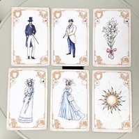 9*6cm Rana System - Signs of Fate Lenormand Deck 36 Pcs Cards and 6 Extra Cards