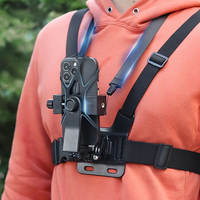 7-in-1 adjustable chest phone stand, suitable for all kinds of mobile phones and action cameras, to record a beautiful life