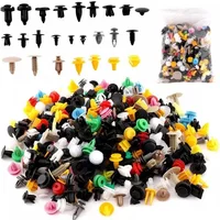 50Pcs Car Clips Fastener Screws Bumper Universal Mixed Plastic Rivets Auto Fastener Car Bumper Clip Retainer Interior Decoration
