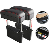 BLALION Armrest Support Elbow Rest Pad Armrest Extender With Console Storage Organizer Adjustable Height Arm Rest Box Accessory