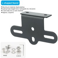 New Metal Acrylic Bicycle Rear Light Red Black Vertical Horizontal Install Bike Rack Reflector Stand Bracket Bicycle